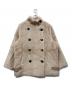 LAULEN（ローレン）の古着「B3 boa jacket」｜ベージュ