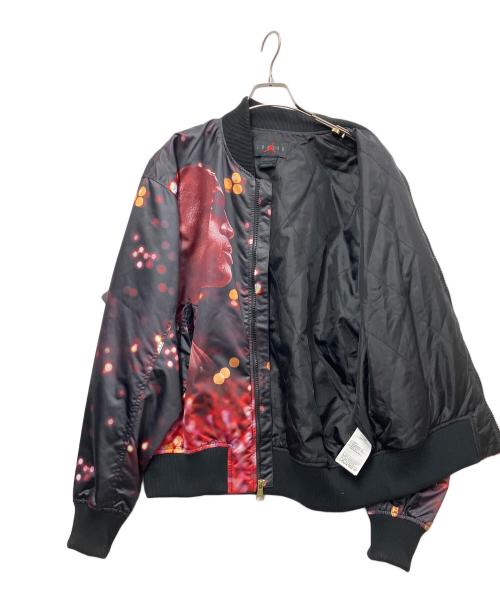 JORDAN（ジョーダン）JORDAN (ジョーダン) AS M J JMPMN MA-1 JKT ブラック×レッド サイズ:XLの古着・服飾アイテム