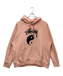 stussy（ステューシー）の古着「プルオーバーパーカー」｜ピンク