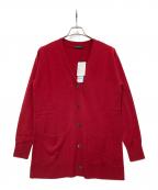 TAKASHIMAYA高島屋）の古着「厚手カーディガン」｜ディープレッド