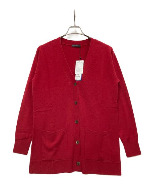 TAKASHIMAYA（高島屋）TAKASHIMAYA (高島屋) 厚手カーディガン ディープレッド サイズ:Mの古着・服飾アイテム