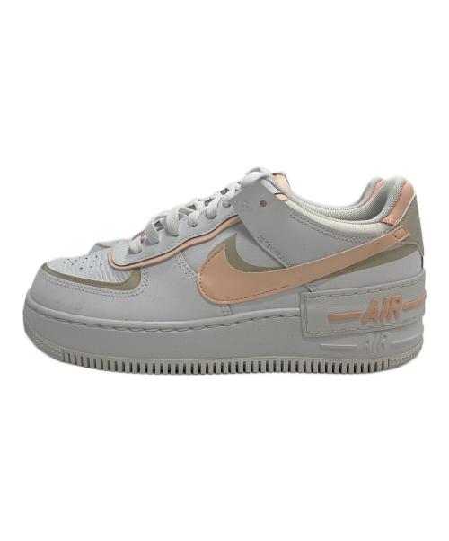 NIKE（ナイキ）NIKE (ナイキ) エア フォース1シャドウスニーカー ホワイト×ピンク サイズ:25の古着・服飾アイテム