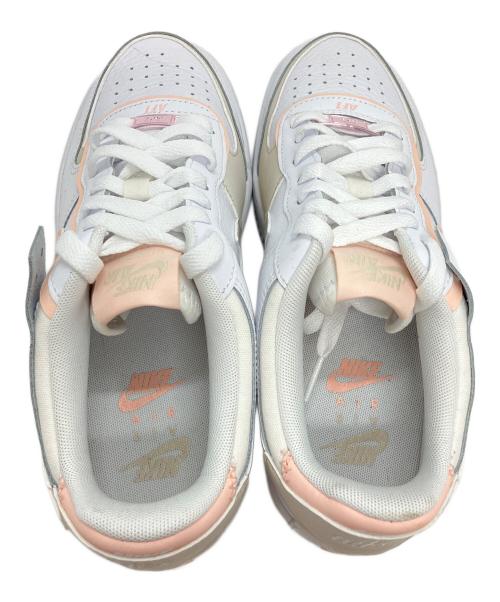 NIKE（ナイキ）NIKE (ナイキ) エア フォース1シャドウスニーカー ホワイト×ピンク サイズ:25の古着・服飾アイテム