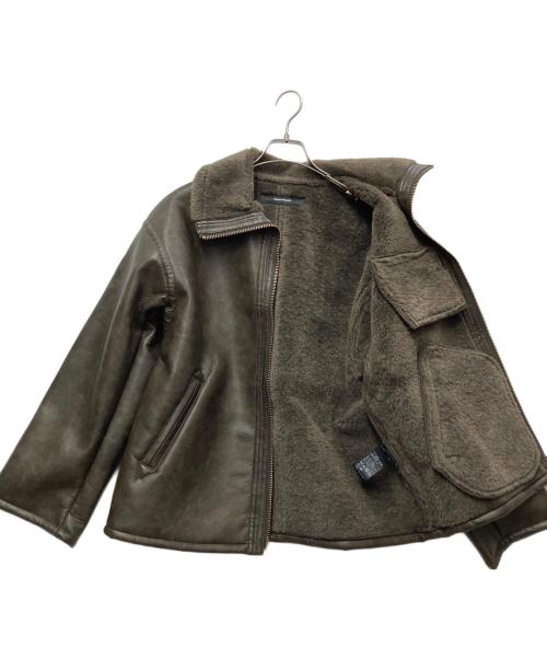 JOURNAL STANDARD（ジャーナルスタンダード）JOURNAL STANDARD (ジャーナルスタンダード) フェイクレザーボアブルゾン ブラウン サイズ:FREEの古着・服飾アイテム