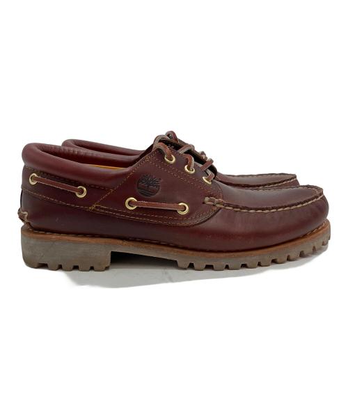 Timberland（ティンバーランド）Timberland (ティンバーランド) 3-EYE BOAT SHOE BURGUNDY (スリーアイシューズ) ブラウン サイズ:26.5の古着・服飾アイテム