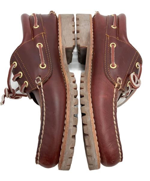 Timberland（ティンバーランド）Timberland (ティンバーランド) 3-EYE BOAT SHOE BURGUNDY (スリーアイシューズ) ブラウン サイズ:26.5の古着・服飾アイテム
