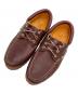 Timberland（ティンバーランド）の古着「3-EYE BOAT SHOE BURGUNDY (スリーアイシューズ)」｜ブラウン