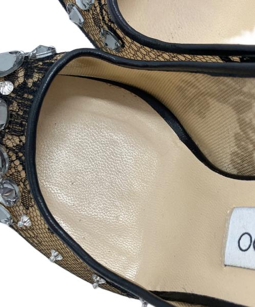 JIMMY CHOO（ジミーチュウ）Jimmy Choo (ジミーチュウ) ヒールパンプス ベージュ×ブラック サイズ:36　1/2の古着・服飾アイテム