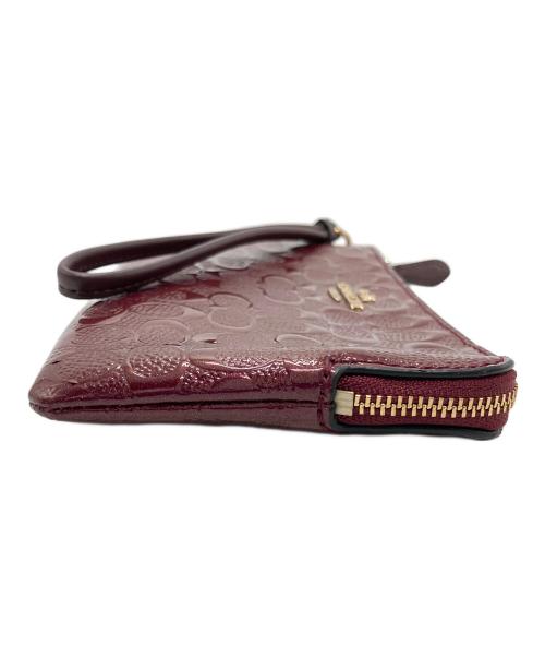COACH（コーチ）COACH (コーチ) シグネチャーエナメルポール ワインレッドの古着・服飾アイテム