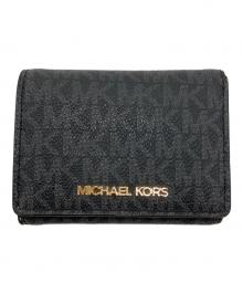 MICHAEL KORS（マイケルコース）の古着「コンパクトウォレットミディアム」｜ブラック