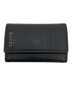 GUCCIグッチ）の古着「ロゴキーケース」｜ブラック