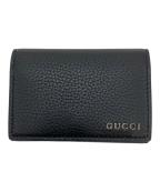 GUCCIグッチ）の古着「ロゴ カードケース」｜ブラック