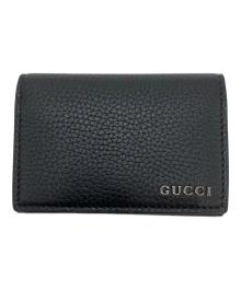 GUCCI（グッチ）の古着「ロゴ カードケース」｜ブラック