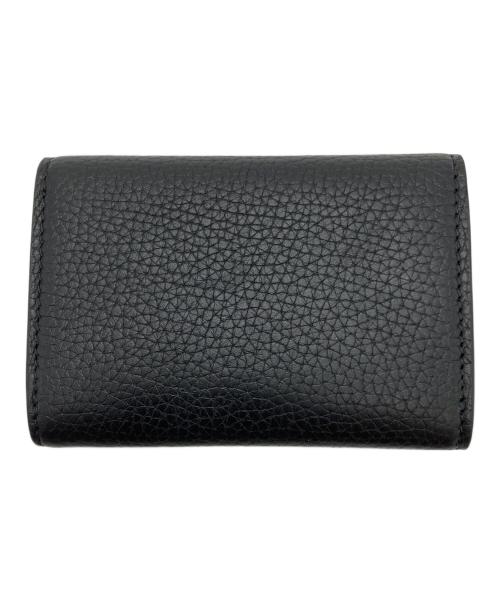 GUCCI（グッチ）GUCCI (グッチ) ロゴ カードケース ブラックの古着・服飾アイテム