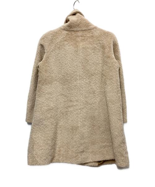 MaxMara（マックスマーラ）MaxMara (マックスマーラ) ジャギーコート ベージュ サイズ:38の古着・服飾アイテム