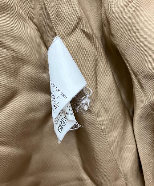 MaxMara（マックスマーラ）MaxMara (マックスマーラ) ジャギーコート ベージュ サイズ:38の古着・服飾アイテム