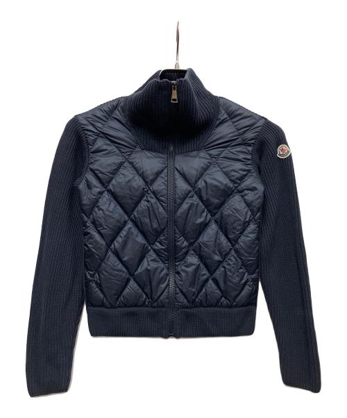 MONCLER（モンクレール）MONCLER (モンクレール) 厚手カーディガン ネイビー サイズ:140ｃｍの古着・服飾アイテム