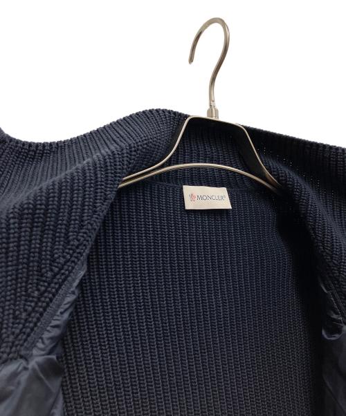 MONCLER（モンクレール）MONCLER (モンクレール) 厚手カーディガン ネイビー サイズ:140ｃｍの古着・服飾アイテム