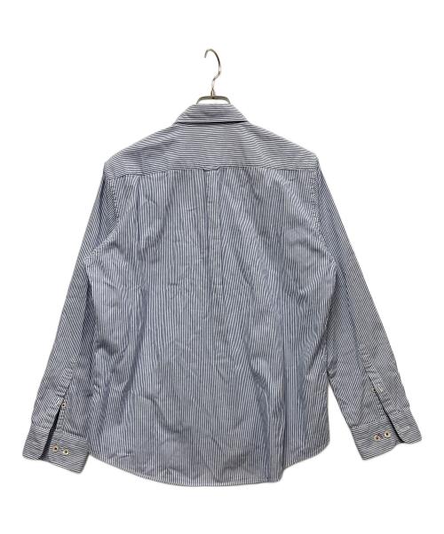 BURBERRY BLACK LABEL（バーバリーブラックレーベル）BURBERRY BLACK LABEL (バーバリーブラックレーベル) 長袖シャツ ブルー×ホワイト サイズ:3の古着・服飾アイテム