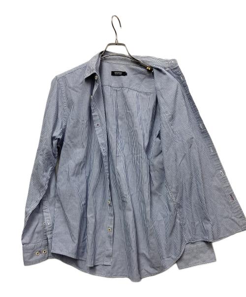 BURBERRY BLACK LABEL（バーバリーブラックレーベル）BURBERRY BLACK LABEL (バーバリーブラックレーベル) 長袖シャツ ブルー×ホワイト サイズ:3の古着・服飾アイテム