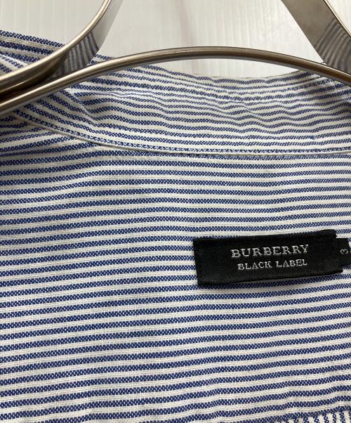 BURBERRY BLACK LABEL（バーバリーブラックレーベル）BURBERRY BLACK LABEL (バーバリーブラックレーベル) 長袖シャツ ブルー×ホワイト サイズ:3の古着・服飾アイテム