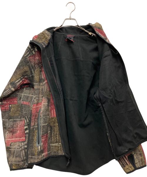 MAMMUT（マムート）MAMMUT (マムート) 総柄ジャケット レッド×ブラウン サイズ:Lの古着・服飾アイテム
