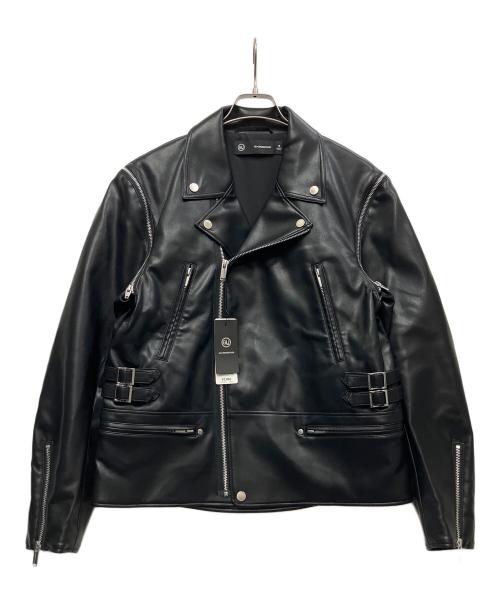 GU（ジーユー）GU (ジーユー) UNDERCOVER (アンダーカバー) 2WAYライダースジャケット ブラック サイズ:Sの古着・服飾アイテム