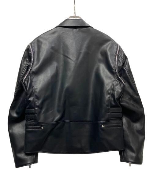 GU（ジーユー）GU (ジーユー) UNDERCOVER (アンダーカバー) 2WAYライダースジャケット ブラック サイズ:Sの古着・服飾アイテム