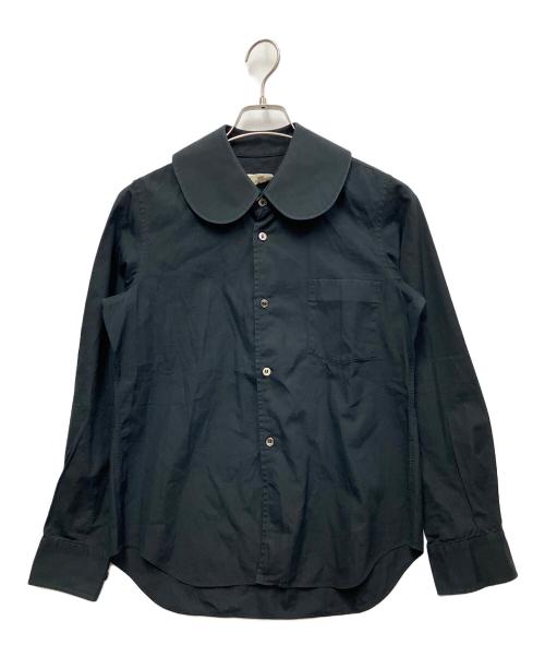 COMME des GARCONS（コムデギャルソン）COMME des GARCONS (コムデギャルソン) 丸袖ブラウス ブラック サイズ:XSの古着・服飾アイテム