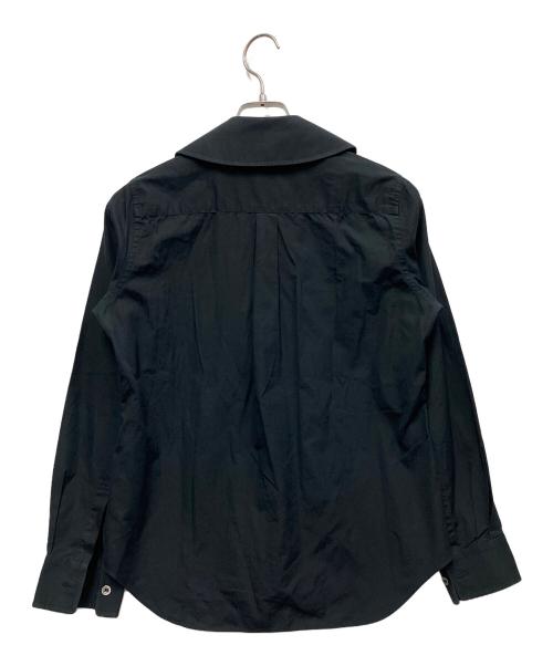 COMME des GARCONS（コムデギャルソン）COMME des GARCONS (コムデギャルソン) 丸袖ブラウス ブラック サイズ:XSの古着・服飾アイテム