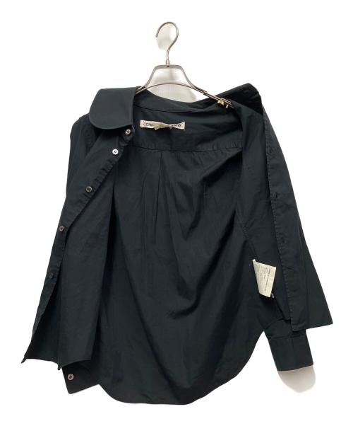 COMME des GARCONS（コムデギャルソン）COMME des GARCONS (コムデギャルソン) 丸袖ブラウス ブラック サイズ:XSの古着・服飾アイテム