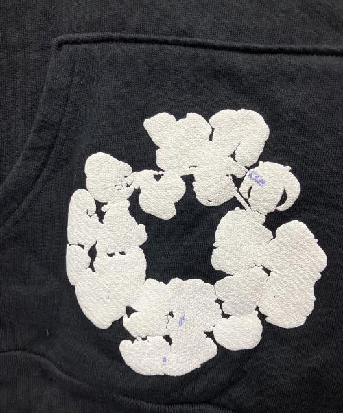 Denim Tears（デニムティアーズ）Denim Tears (デニムティアーズ) Cotton Wreath Hoodie ブラック・ホワイト サイズ:Sの古着・服飾アイテム