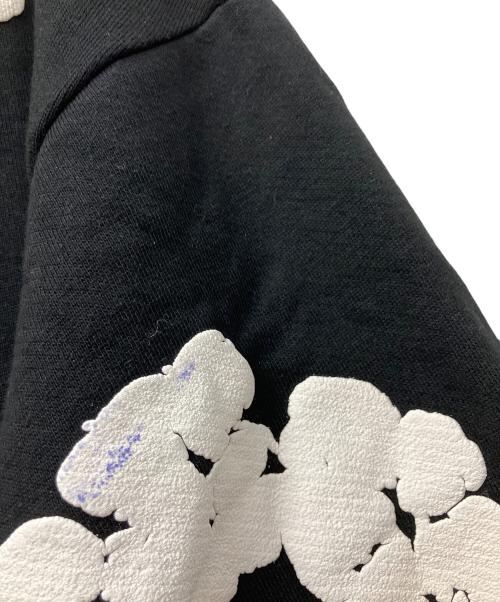 Denim Tears（デニムティアーズ）Denim Tears (デニムティアーズ) Cotton Wreath Hoodie ブラック・ホワイト サイズ:Sの古着・服飾アイテム