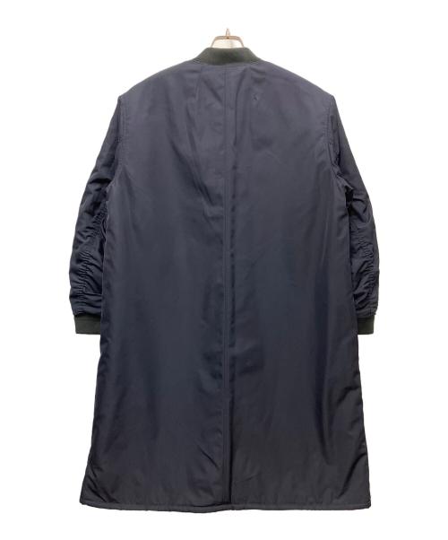 LE GLAZIK（ル グラジック）LE GLAZIK (ル グラジック) ファーライナー MA-1 リバーシブルコート ネイビー サイズ:36の古着・服飾アイテム