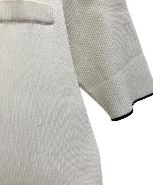 CELFORD（セルフォード）CELFORD (セルフォード) 半袖ワンピース ホワイト サイズ:36の古着・服飾アイテム