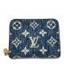 LOUIS VUITTON（ルイ ヴィトン）の古着「ラウンドファスナー財布」｜ネイビー×ホワイト