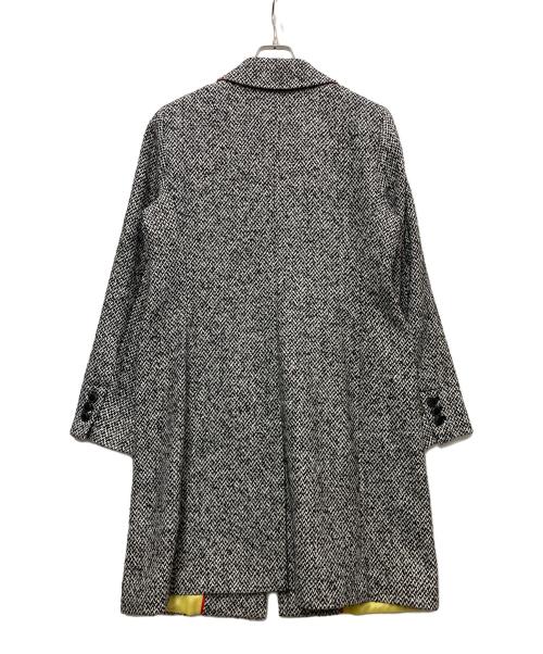 MAX&Co.（マックスアンドコー）MAX&Co. (マックスアンドコー) チェスターコート ブラック×イエロー サイズ:46の古着・服飾アイテム