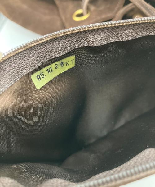 CHANEL（シャネル）CHANEL (シャネル) ココマーク 巾着 チェーンショルダーバッグ ブラウンの古着・服飾アイテム