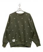 WTAPSダブルタップス）の古着「ACNE SWEATER / TEXTILE」｜グリーン