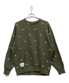 WTAPS（ダブルタップス）の古着「ACNE SWEATER / TEXTILE」｜グリーン