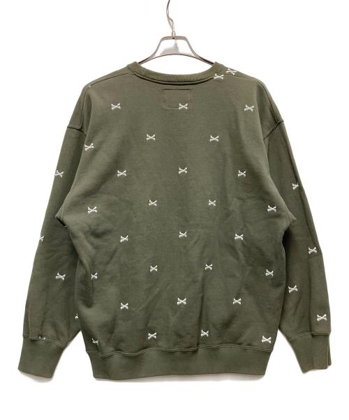 WTAPS（ダブルタップス）WTAPS (ダブルタップス) ACNE SWEATER / TEXTILE グリーン サイズ:Mの古着・服飾アイテム