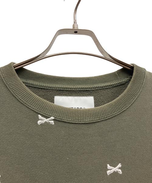 WTAPS（ダブルタップス）WTAPS (ダブルタップス) ACNE SWEATER / TEXTILE グリーン サイズ:Mの古着・服飾アイテム
