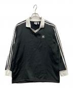 adidasアディダス）の古着「長袖カットソー」｜ブラック