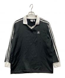 adidas（アディダス）の古着「長袖カットソー」｜ブラック