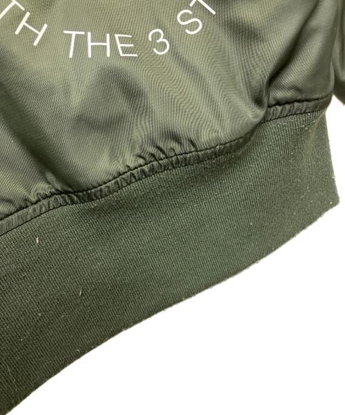 adidas Originals（アディダスオリジナル）adidas originals (アディダスオリジナル) ロゴ ボンバー ジャケット グリーン サイズ:XOの古着・服飾アイテム