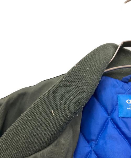 adidas Originals（アディダスオリジナル）adidas originals (アディダスオリジナル) ロゴ ボンバー ジャケット グリーン サイズ:XOの古着・服飾アイテム