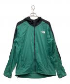 THE NORTH FACEザ ノース フェイス）の古着「エニータイムウインドフーディ」｜ブラック×グリーン