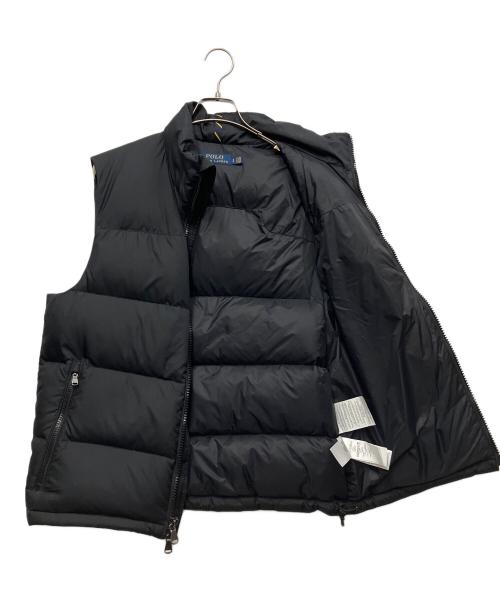 POLO RALPH LAUREN（ポロ・ラルフローレン）POLO RALPH LAUREN (ポロ・ラルフローレン) ダウンベスト ブラック サイズ:Mの古着・服飾アイテム