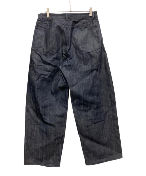 STILL BY HAND（スティルバイハンド）STILL BY HAND (スティルバイハンド) Deep Tuck Wide Denim Pants インディゴ サイズ:48の古着・服飾アイテム