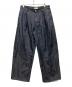 STILL BY HAND（スティルバイハンド）の古着「Deep Tuck Wide Denim Pants」｜インディゴ